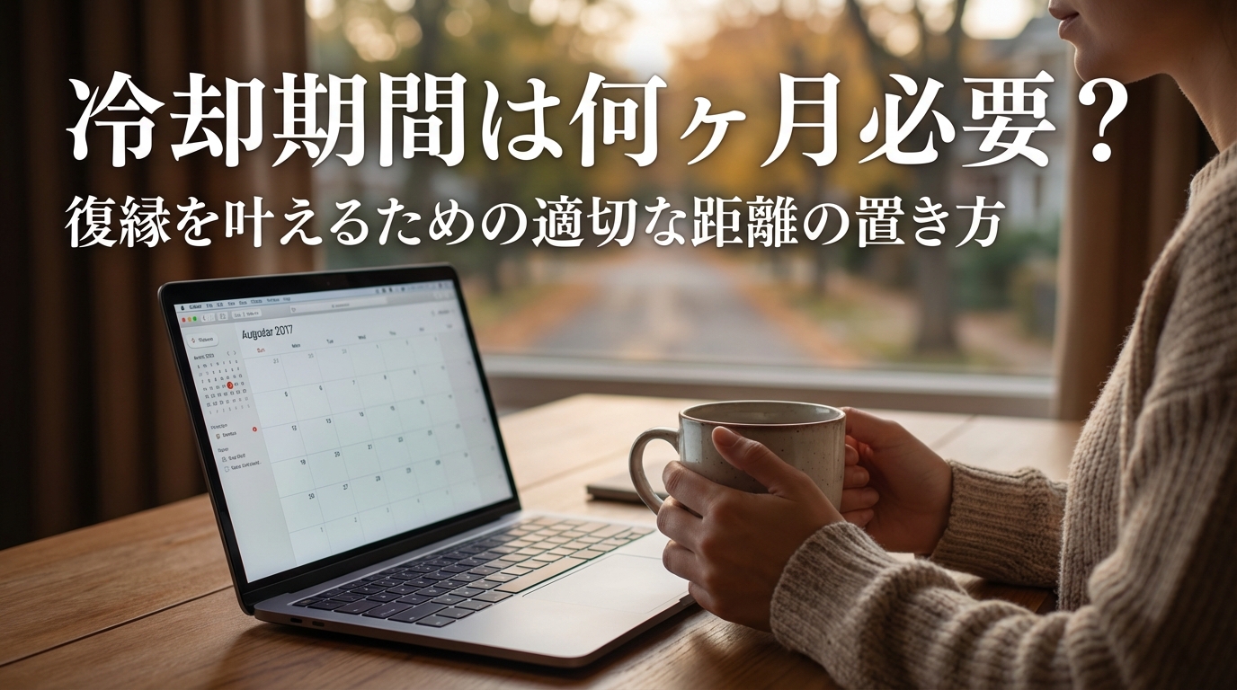 冷却期間は何ヶ月必要？復縁を叶えるための適切な距離の置き方