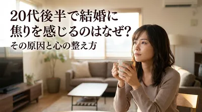 20代後半で結婚に焦りを感じるのはなぜ?その原因と心の整え方