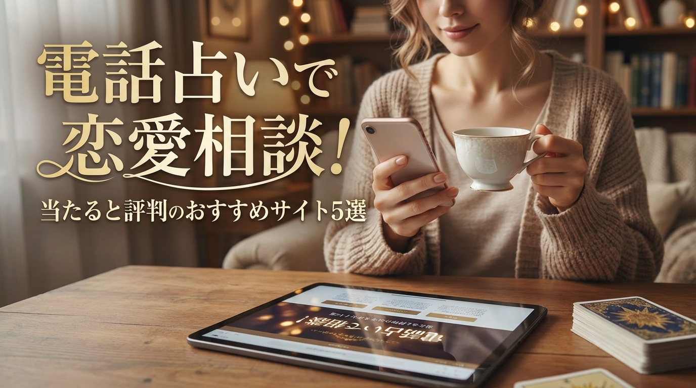 電話占いで恋愛相談！当たると評判のおすすめサイト5選