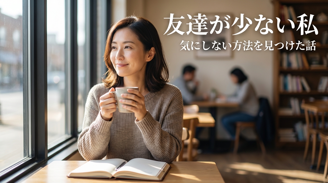 友達が少ない私が気にしない方法を見つけた話