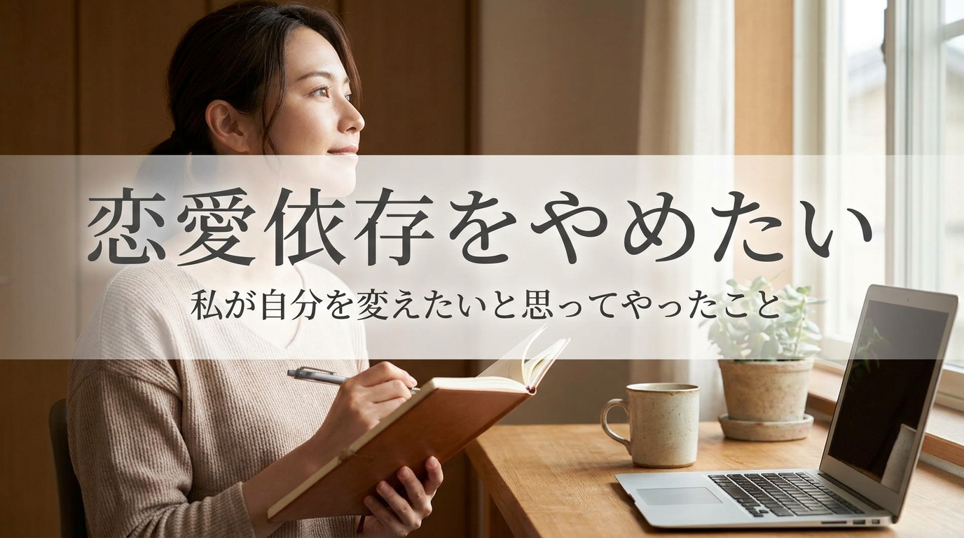 恋愛依存をやめたい私が自分を変えたいと思ってやったこと