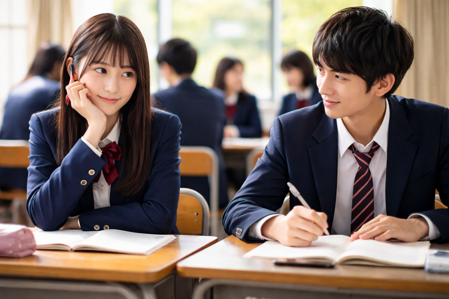 同じクラスなのに話しかけられない…その気持ちはみんな同じ