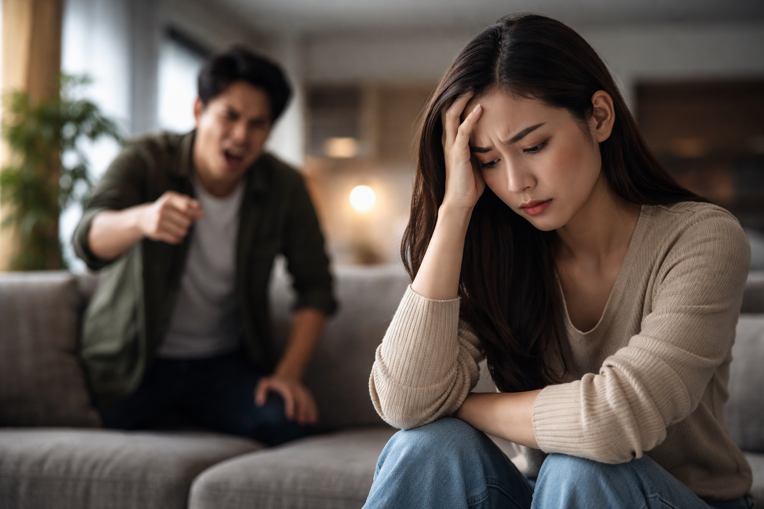 暴言や暴力、モラハラの兆候がある